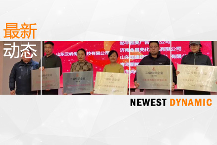 我司榮獲山東標協“設計類二級資質企業(yè)”